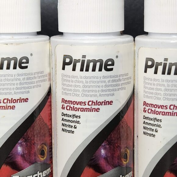 NEW 3X Seachem Prime Fresh and Saltwater Conditioner Fish Cleaning supplies - Picture 3 of 6